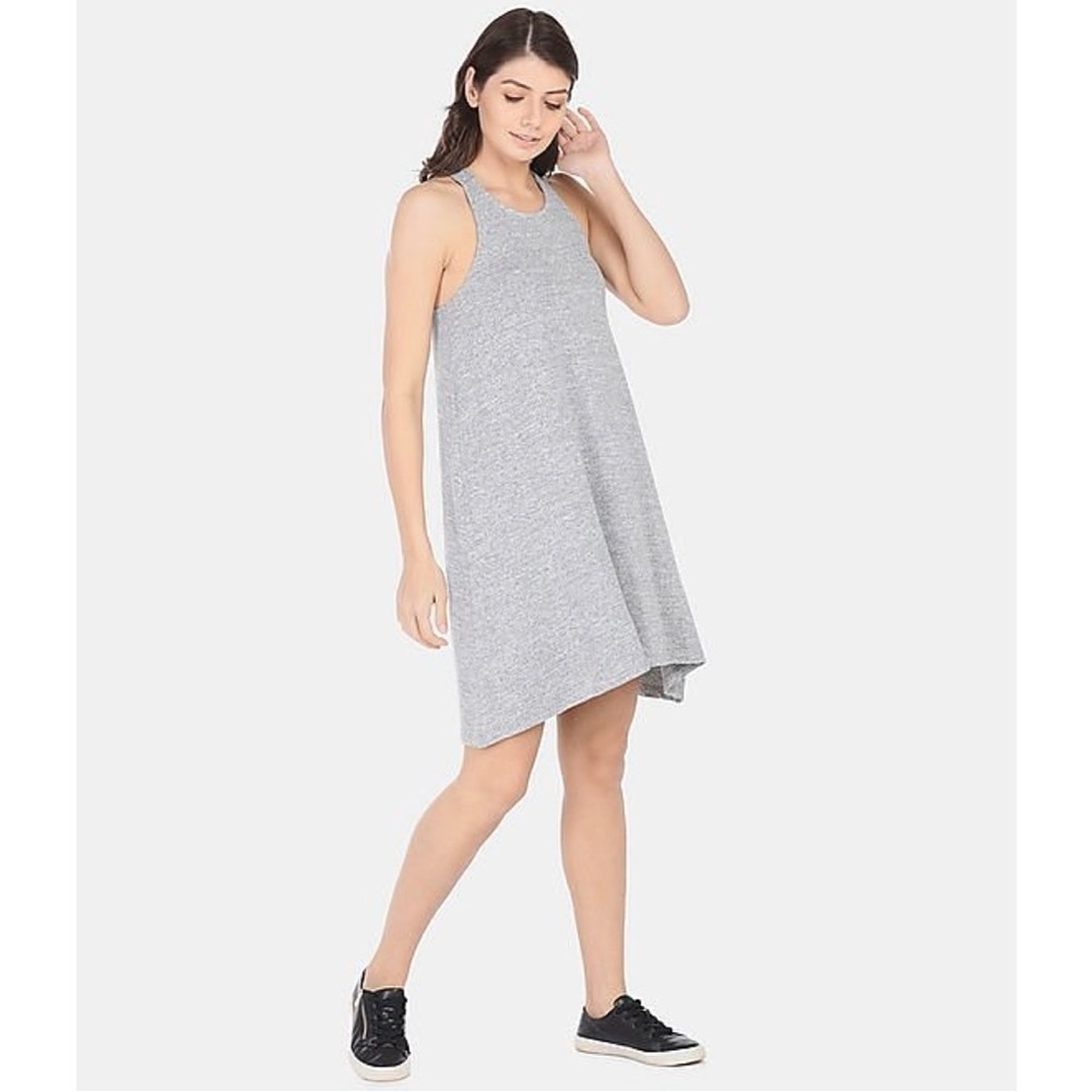 Gap Racerback Halter Dress Gray Casual Sleeveless size XL